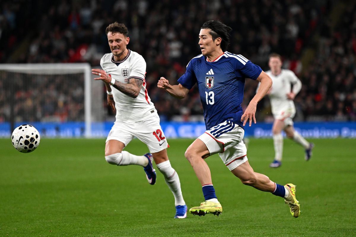 Ben White endured a difficult night down the right