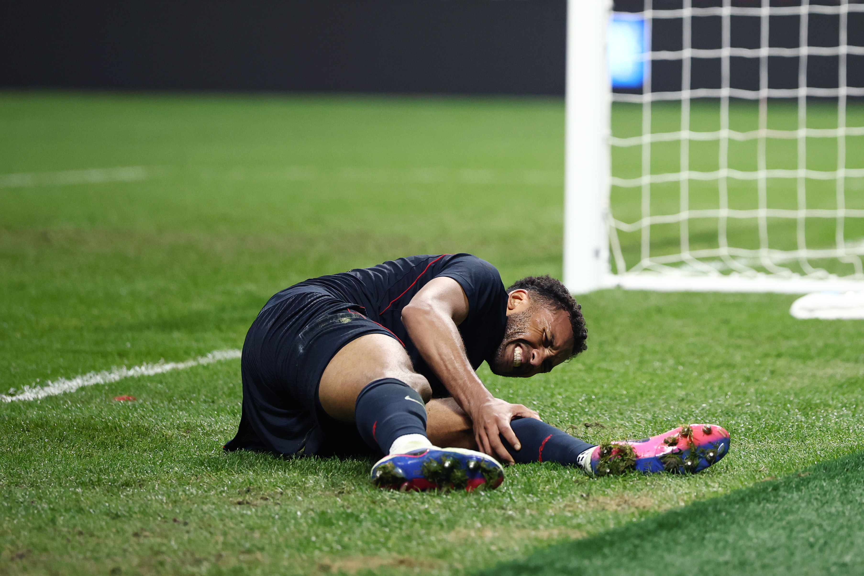 It seems that Auston Trusty from the United States was injured