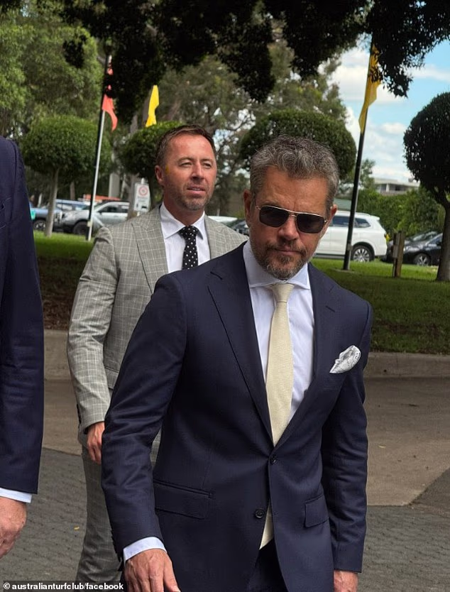 Damon (pictured in Slipper) has been building connections with Aussie horse racing in recent years