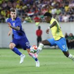 Tottenham defender Luka Vuskovic, who is up against Brazil and Real Madrid forward Vinicius Junior in Croatia's career, should have a big future at the north London club.