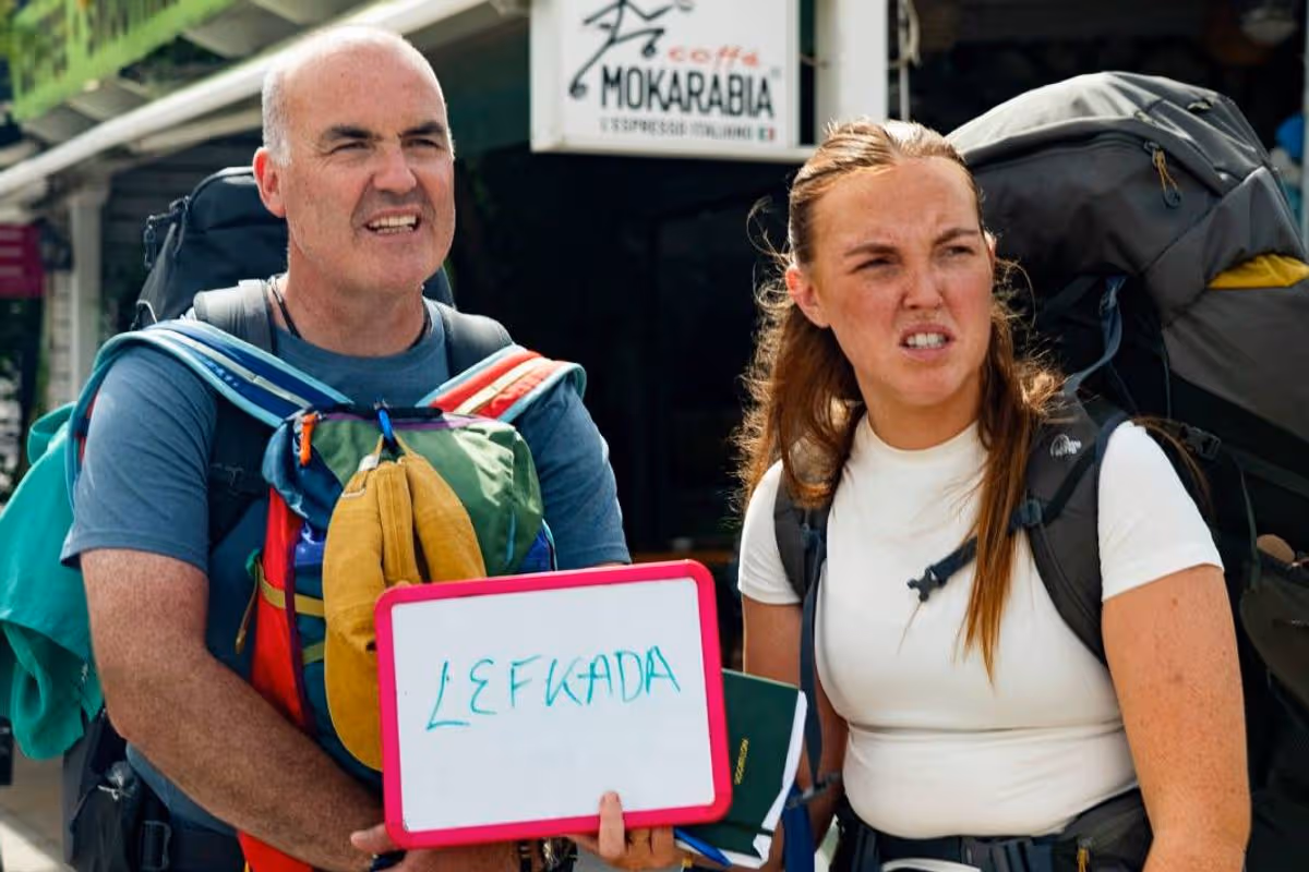 BBC Race Across The World 2026 stars: Young doctor Molly and her geography teacher father Andrew.