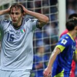 Italy's Francesco Pio Esposito missed the shootout as his country failed to qualify for the World Cup.
