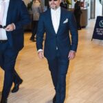 Matt Damon's horse (pictured at last month's Golden Slipper race in Sydney) finished third in the Australian Derby at Randwick on Saturday.