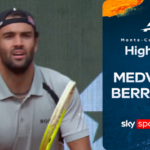 Highlights of the Monte Carlo Masters match between Daniil Medvedev and Matteo Berrettini.