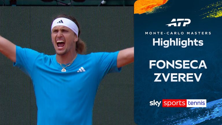 Joao Fonseca and Alexander Zverev highlights from the Monte-Carlo Masters.