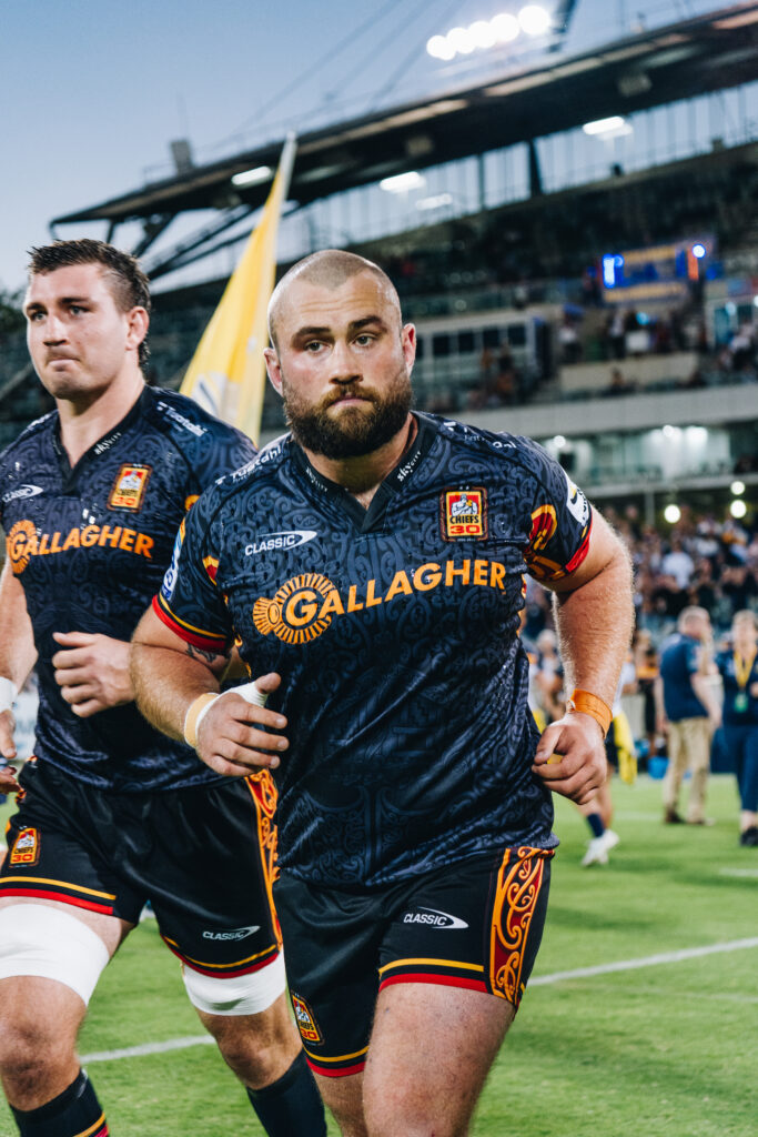 Reuben O'Neill is set to play his 50th Super Rugby game for the Gallagher Chiefs. - Kings