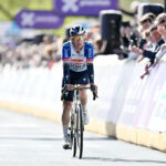 Evenepoel cycles past the finish line