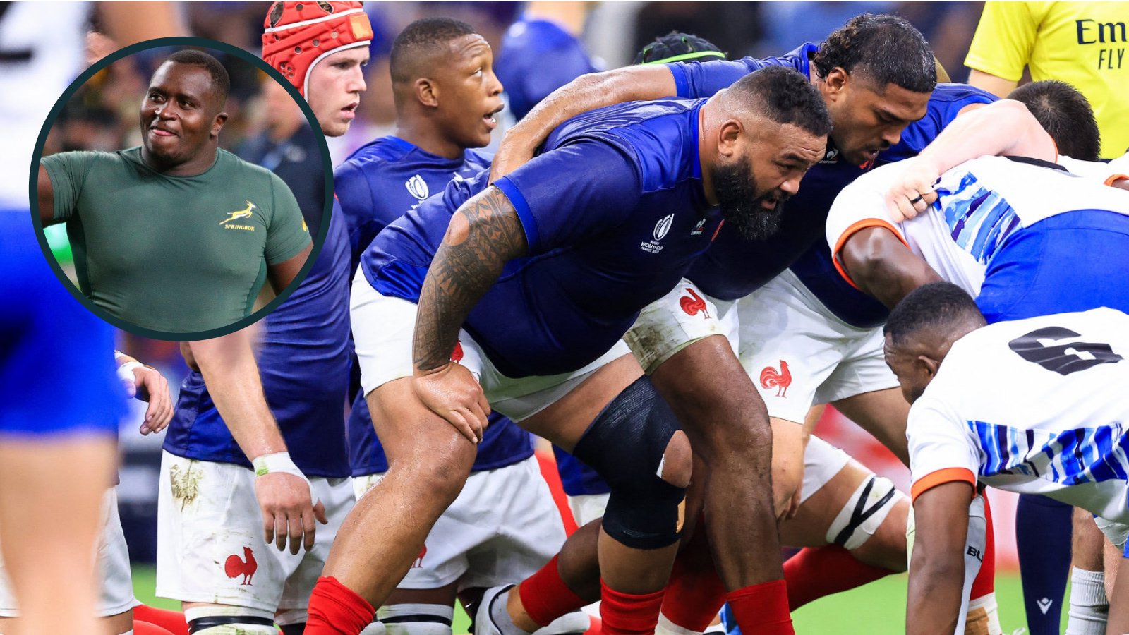 The Springboks prop points to France's 'weakness' in the Six Nations and names a player they missed during the winning campaign.