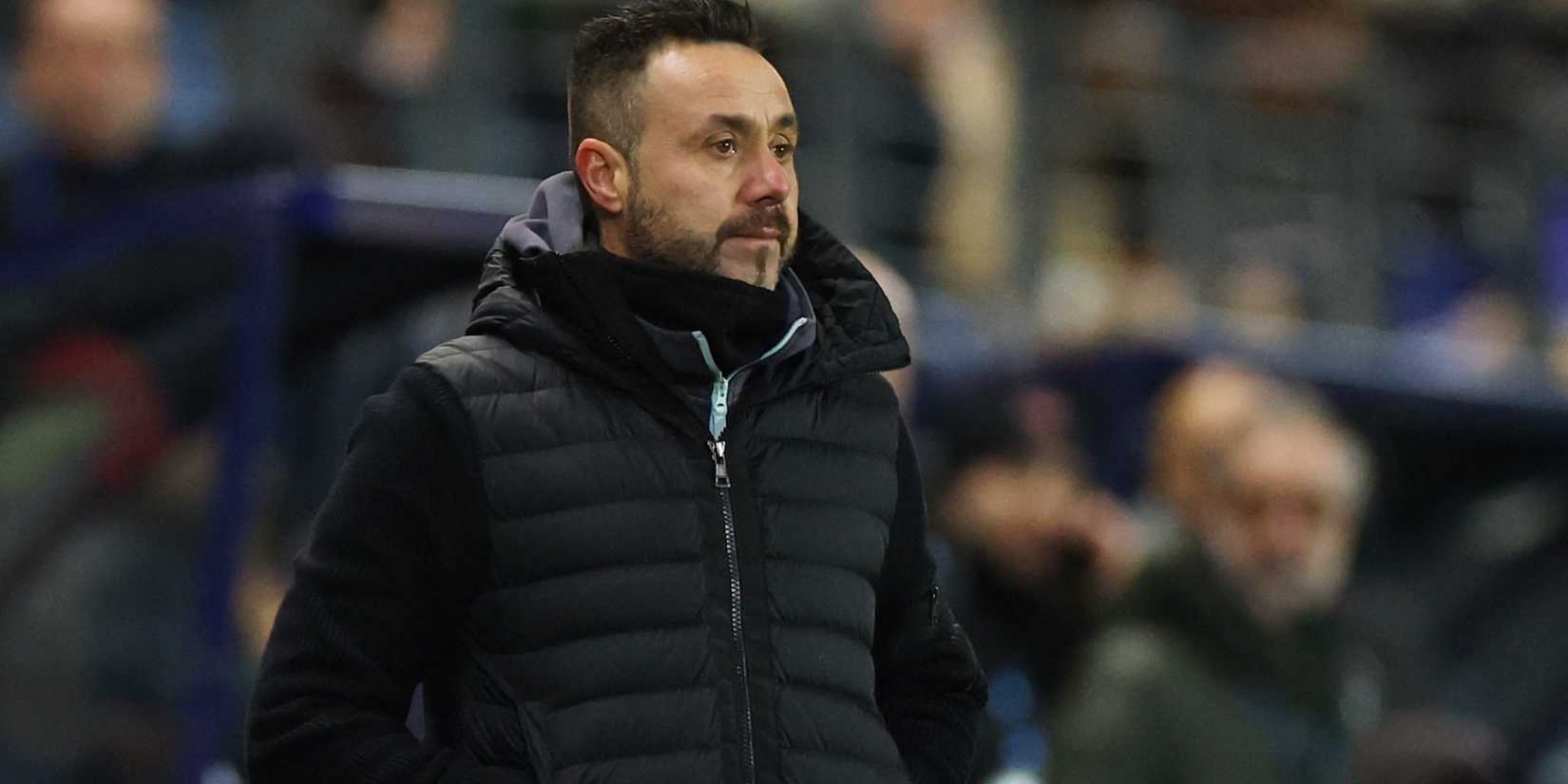 Coach Olympique de Marseille coach Roberto De Zerbi